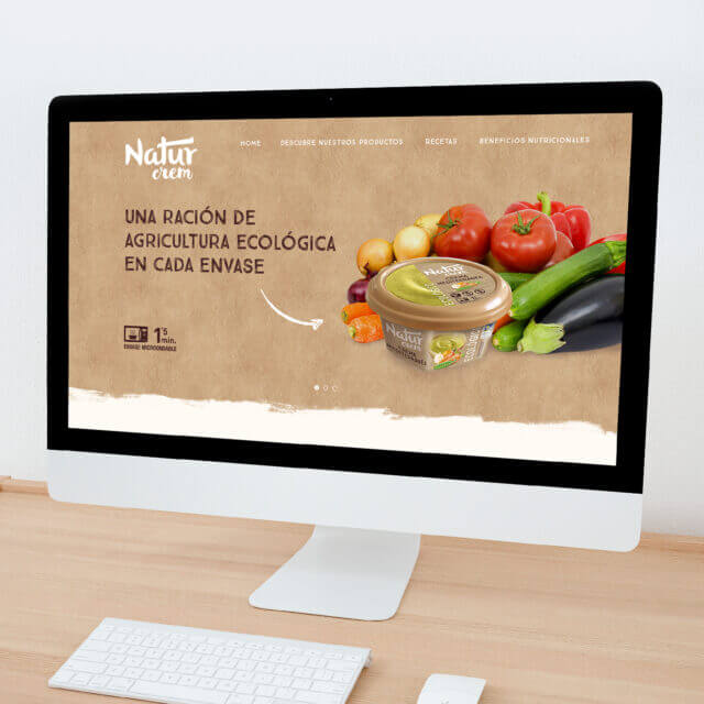 Diseño web Natur Cream en Banyeres de Mariola